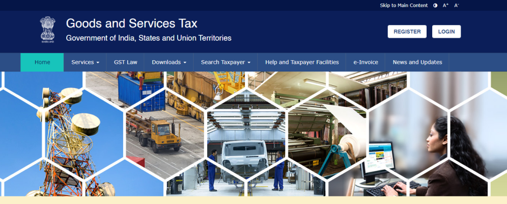 GST.gov.in's Logo